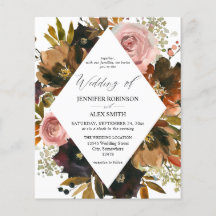 Budget Rustikale Lila, rosa & goldblütige Hochzeit