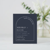 Budget Rustikale Marine Moderne Arch Hochzeit Einl (Stehend Vorderseite)
