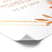 Budget Rustikale Pumpkins Brautparty Signatur Poster (Ecke)