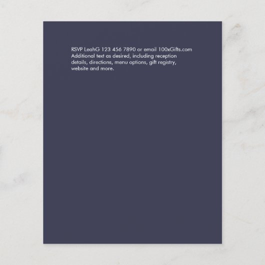 Budget Rustikale Sonnenblumen BOHO Greenerity Wedd Flyer (Hinten)