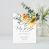 Budget Rustikale Sonnenblumendusche Sprinkle (Stehend Vorderseite)