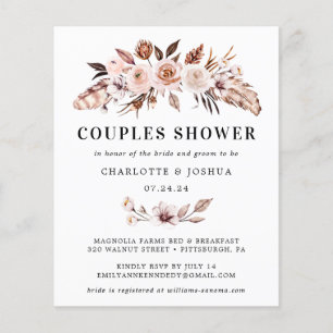 Budget Rustikale Terracotta Blush Boho Paare Dusch