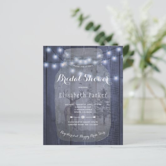 Budget rustikale Winterdusche (Stehend Vorderseite)