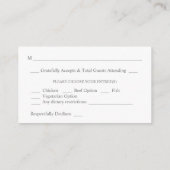 Budget Rustikaler Eukalyptus Duo 2SM UAWG - Grün Begleitkarte (Rückseite)