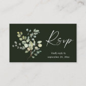 Budget Rustikaler Eukalyptus Duo 2SM UAWG - Grün Begleitkarte (Vorderseite)