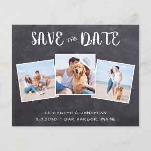 Budget Rustikaler QR-Code Save the Date