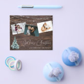 Budget Rustikaler Weihnachtsbaum 3 Foto & Lights W Flyer (Einzeln)