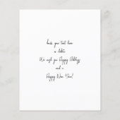 Budget Rustikaler Weihnachtsbaum V Note Foto Flyer (Hinten)