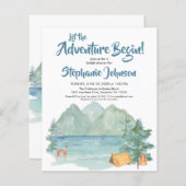 Budget Rustikales Bergabenteuer-Brautparty (Vorne/Hinten)