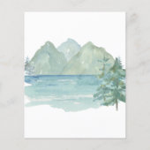 Budget Rustikales Bergabenteuer-Brautparty (Rückseite)