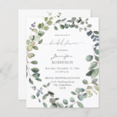 Budget Rustikales Eukalyptus Duo Brautparty (Vorne/Hinten)