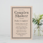 Budget Rustikales Foto Paare Dusche (Stehend Vorderseite)