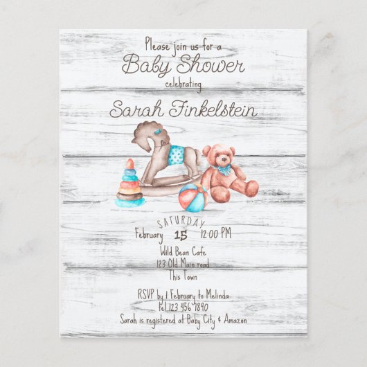 Budget Rustikales Vintages Spielzeug mit Whirlpool (Vorderseite)