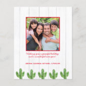 Budget Rustikales Weihnachtskaktus Wood Holiday Fo (Rückseite)