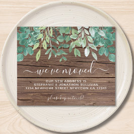 Budget Rustische Blätter Wir haben die Ankündigung