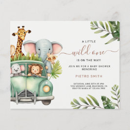 Budget Safari Animals Boy Baby Dusche