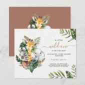 Budget Safari Animals Boy Baby Dusche (Vorne/Hinten)