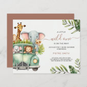 Budget Safari Animals Boy Baby Dusche (Vorne/Hinten)