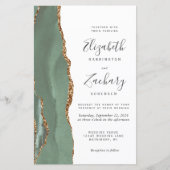 Budget Sage Green QR Code Wedding (Vorderseite)