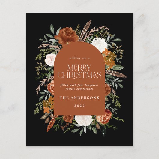 Budget Sage grün elegant botanischen eleganten Bot (Vorderseite)