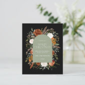 Budget Sage grün elegant botanischen eleganten Bot (Stehend Vorderseite)