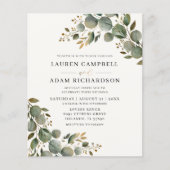 Budget-Sage-Grün-Wasserfarbe-Botancial-Hochzeit (Vorderseite)