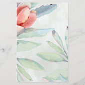 Budget Sage Succulent Boho Brautparty Einladung (Rückseite)