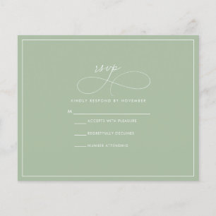 Budget Salbeigrün RSVP Flyer