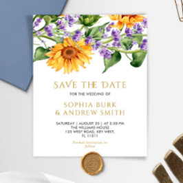 BUDGET Sanblumen & Lavander Save the Date