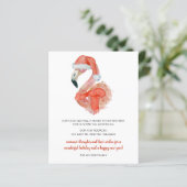 Budget Santa Flamingo Wir haben die Ferienkarte ve (Stehend Vorderseite)