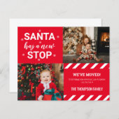 BUDGET Santa hat neues Stopp Weve Moved Foto Movin (Vorne/Hinten)