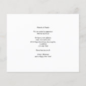 BUDGET Santa hat neues Stopp Weve Moved Foto Movin (Rückseite)