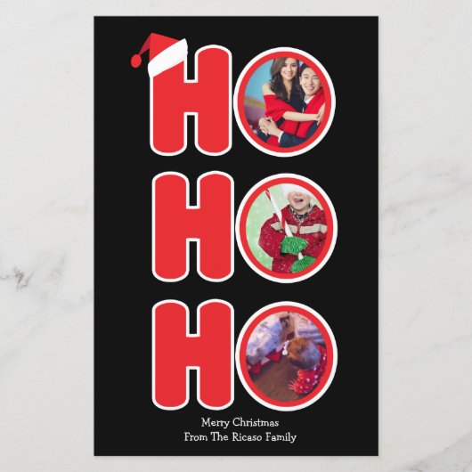 BUDGET Santa Ho Ho Weihnachten Foto Rahmen (Vorderseite)