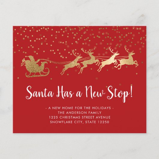 Budget Santa New Stopp Rentier Red Holiday Moving (Vorderseite)