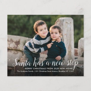 Budget Santa New Zuhause stoppen Foto Holiday Movi