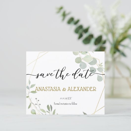 BUDGET Save the date. (Stehend Vorderseite)