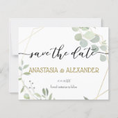 BUDGET Save the date. (Vorderseite)