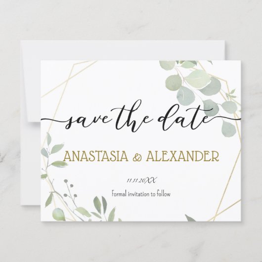 BUDGET Save the date. (Vorderseite)