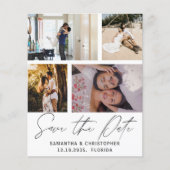 Budget Save the Date 4 Einladung zur Fotovorlage (Vorderseite)