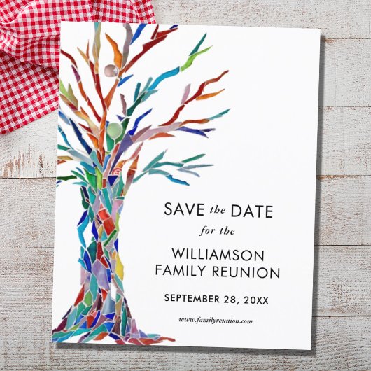 Budget Save the Date Family Tree Family Wiedersehe