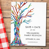 Budget Save the Date Family Tree Family Wiedersehe Flyer