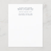 Budget Save the Date | Flyer (Hinten)