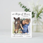 Budget Save the Date Foto Hochzeit (Stehend Vorderseite)