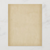 Budget Save the Date Mittelalterliches Siegel Flyer (Hinten)