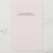 Budget schimmerndes Wasser Pink Beach Wedding (Rückseite)