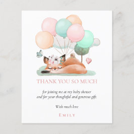 Budget Schlaffox Pink Baby Dusche Vielen Dank