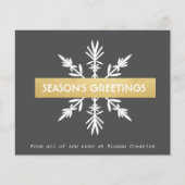 BUDGET Schnee Corporate Weihnachtszeit Jahreszeit (Vorderseite)