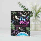 BUDGET Schwarze Nebel Glow Wasserfarbe Pool Geburt (Stehend Vorderseite)