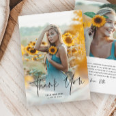 Budget Script 2 Foto Abschluss Danke Karte