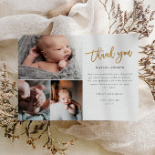 Budget Script 3 Foto Baby Danke Karte